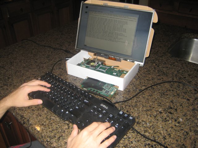 Cardboard box computer
