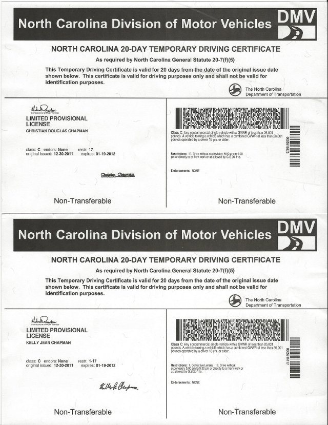 Driver's licenses