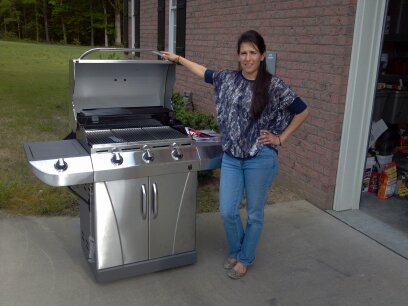 Lorena's new grill