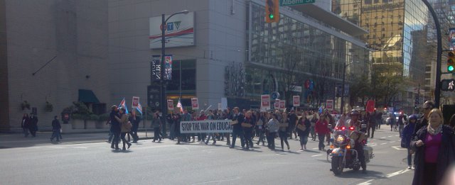 Vancouver student protest