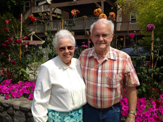 Grandpa Milo and Grandma Sarah - 60th wedding anniversary