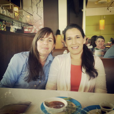 Lorena and Vanesa in Seattle 2014