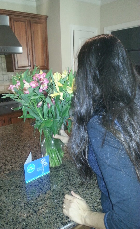 Kelly and Christian sent flowers to Lorena
