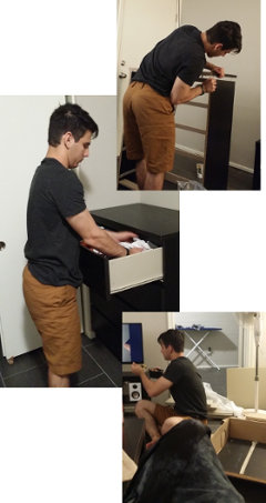 Christian's Ikea dresser (Lorena's 2015 May visit)
