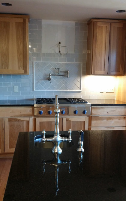Pot filler and vegetable sink faucets